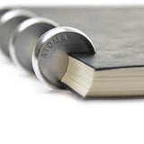 Atoma Amazing Texon Cover Disc-Bound Refillable Notebook Grey A4 by Atoma at Cult Pens