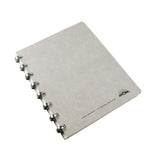 Atoma Amazing Texon Cover Disc-Bound Refillable Notebook Grey A5+ by Atoma at Cult Pens