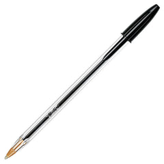 Bic Cristal original ballpoint pen medium black - box of 50 pens