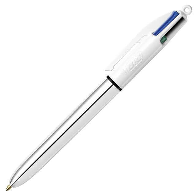 BIC 4-Colour Multipen Shine Silver by BIC at Cult Pens