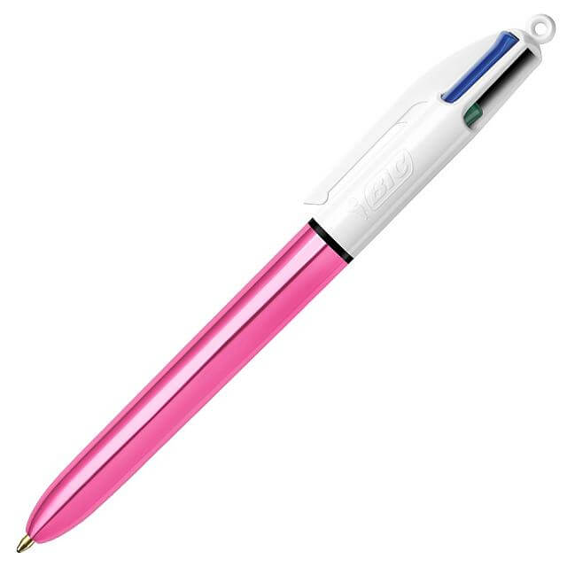 BIC 4-Colour Multipen Shine Pink by BIC at Cult Pens