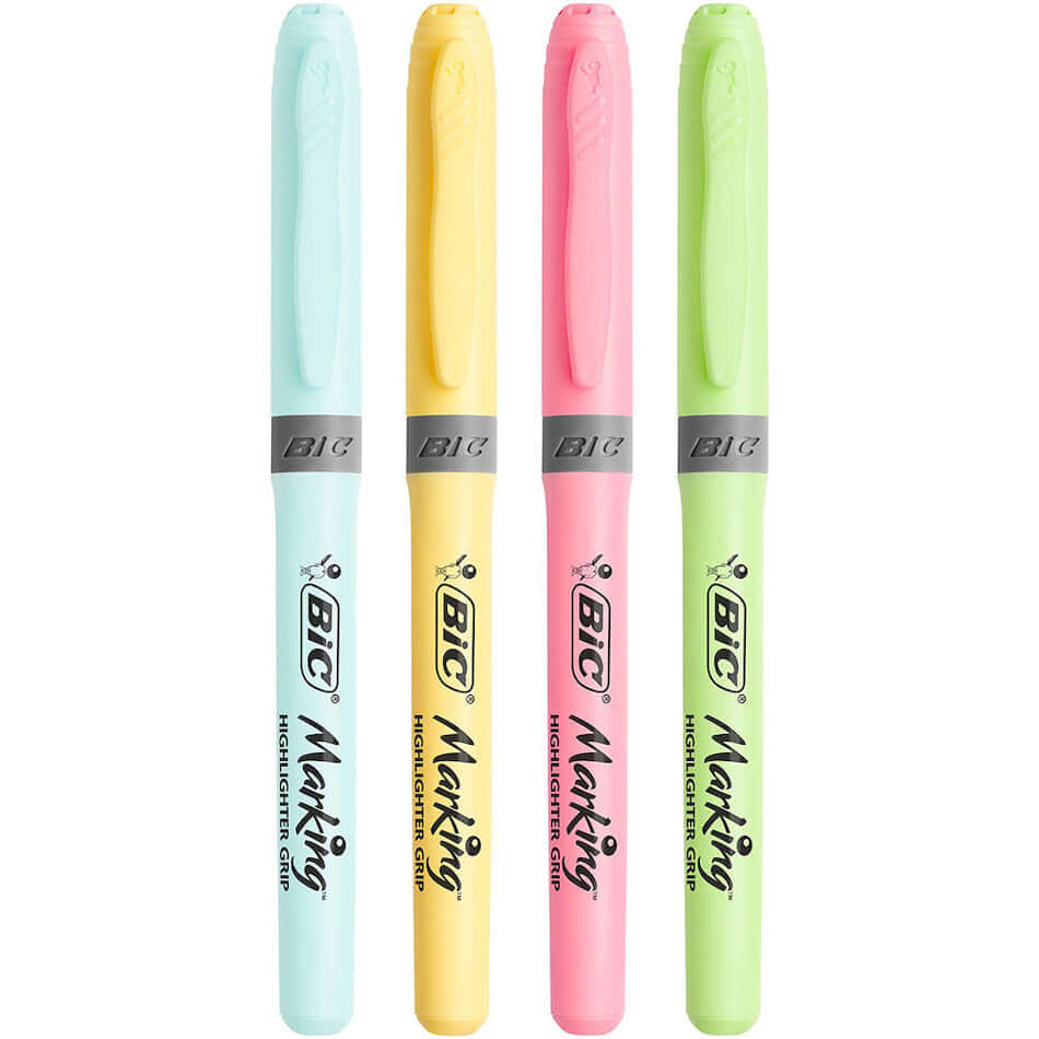 BIC Highlighter Pen Pastel Set of 4 by BIC at Cult Pens