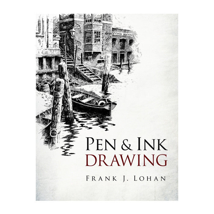 Pen & Ink Drawing by Books at Cult Pens