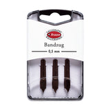 Brause Nibs Set of 3 Bandzug (Angled Square Cut) by Brause at Cult Pens