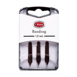 Brause Nibs Set of 3 Bandzug (Angled Square Cut) by Brause at Cult Pens