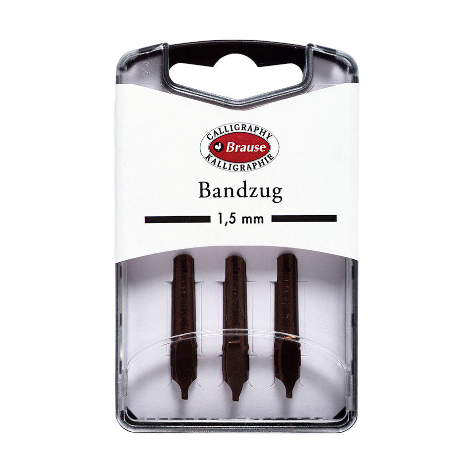 Brause Nibs Set of 3 Bandzug (Angled Square Cut) by Brause at Cult Pens