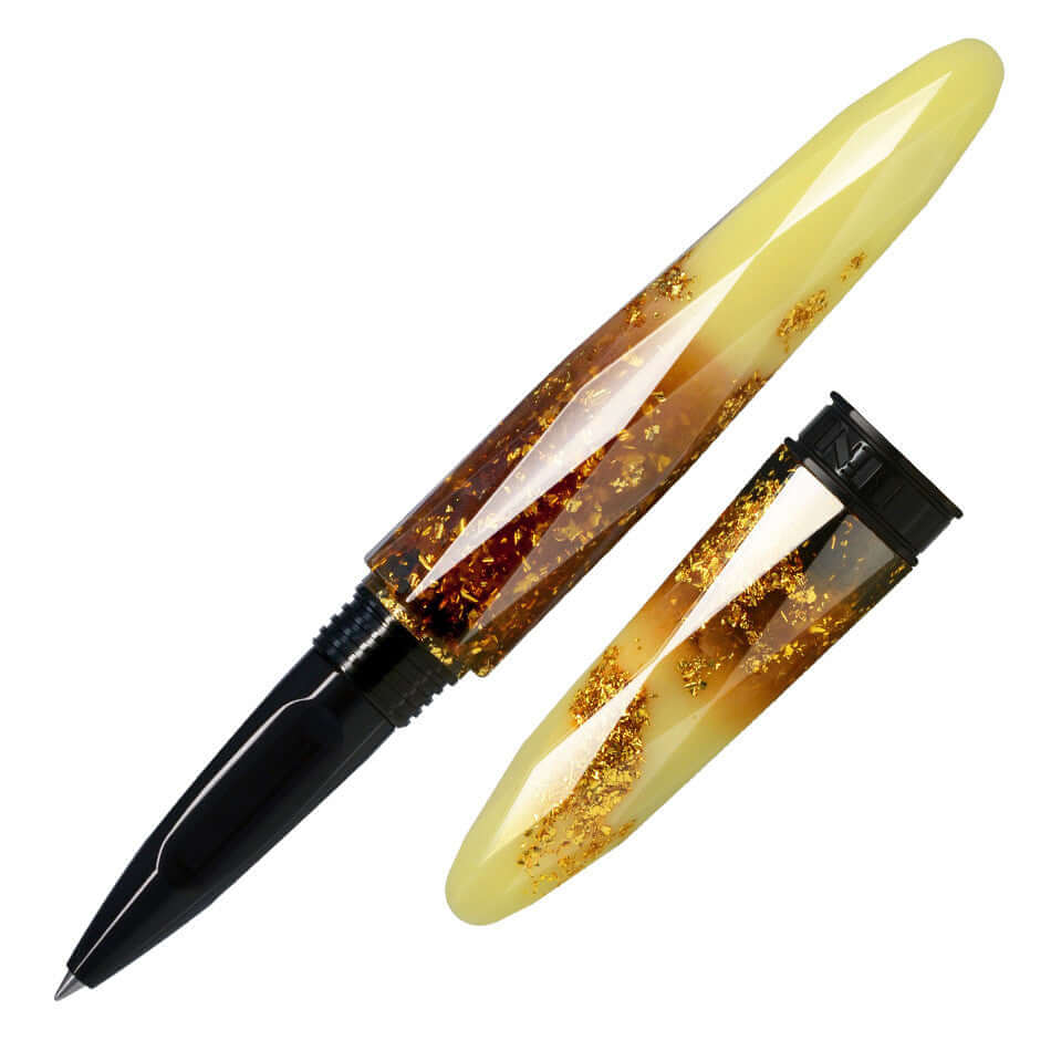Benu Briolette Rollerball Pen Luminous Amber by Benu at Cult Pens