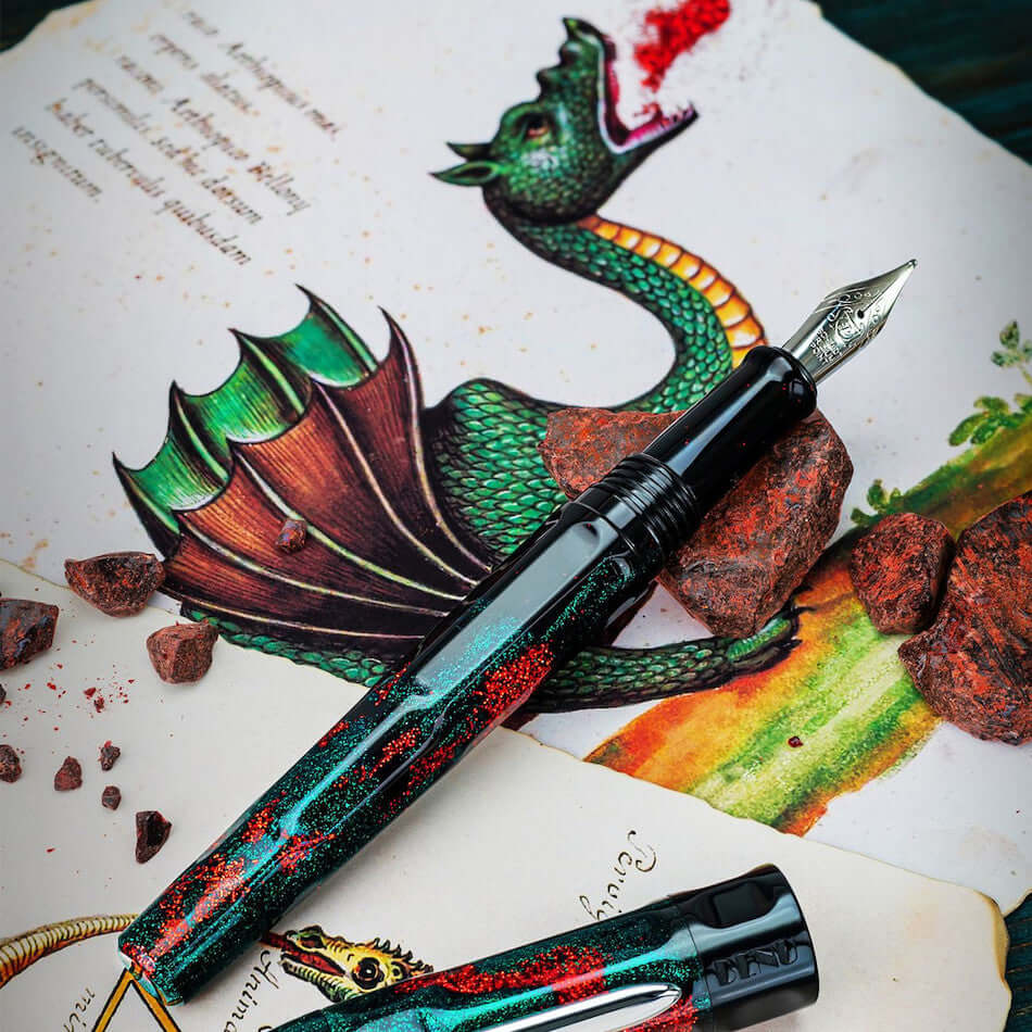 Benu Talisman Fountain Pen Dragon's Blood by Benu at Cult Pens