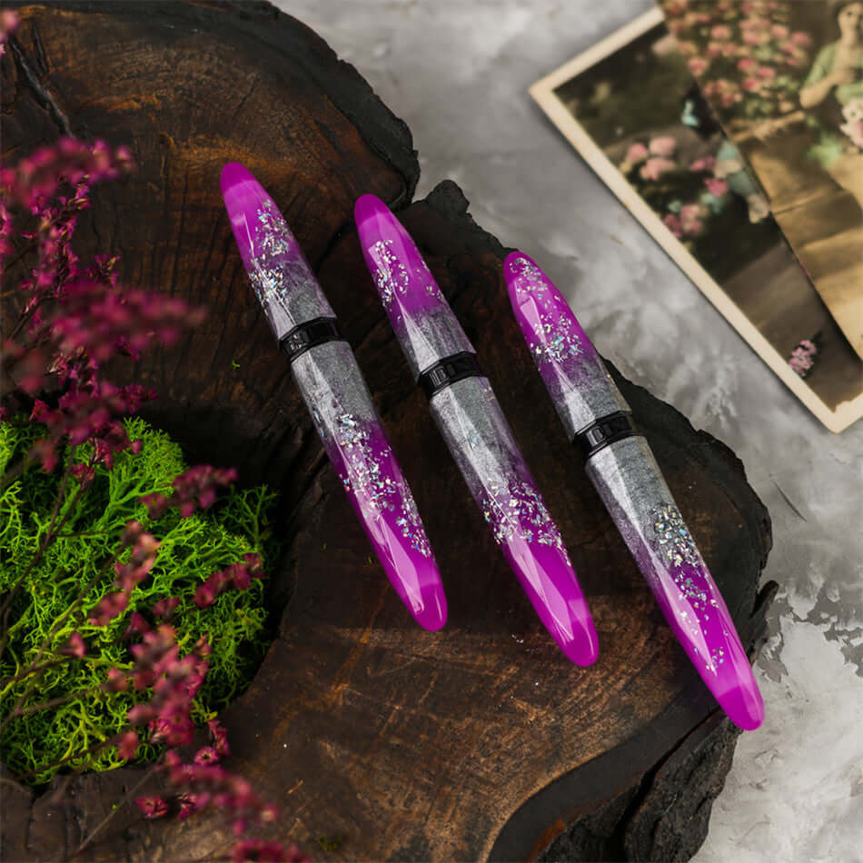 Benu Briolette Fountain Pen Luminous Mauve by Benu at Cult Pens