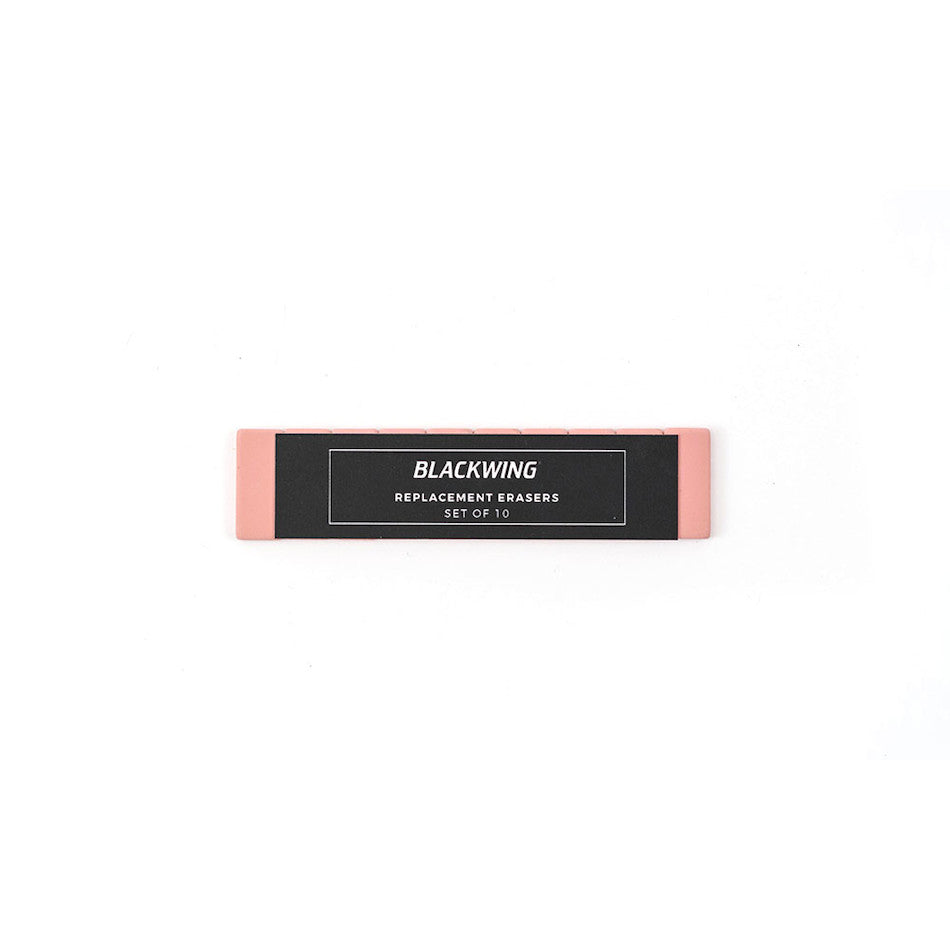 Blackwing Replacement Erasers Set of 10 by Blackwing at Cult Pens