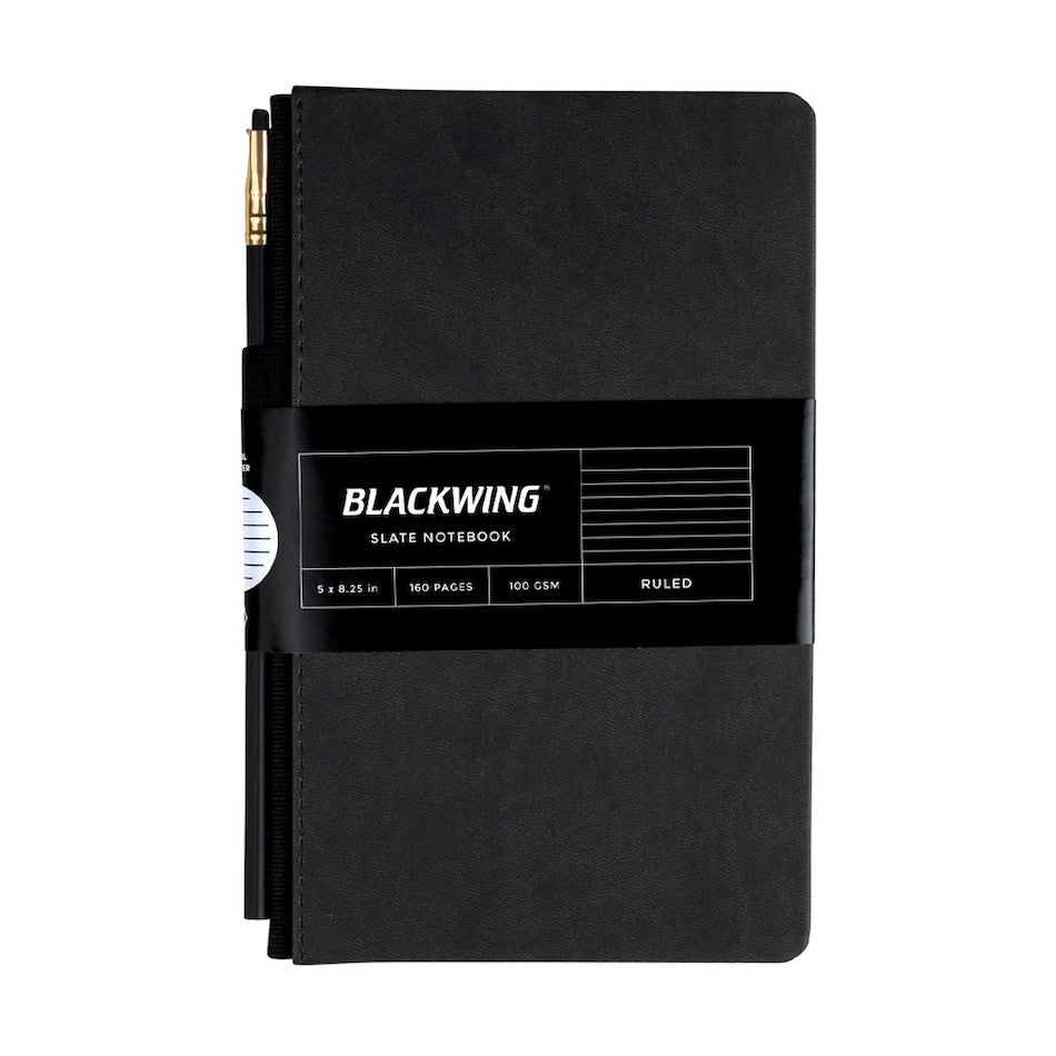 Blackwing Slate Notebook and Pencil Set Black A5 by Blackwing at Cult Pens