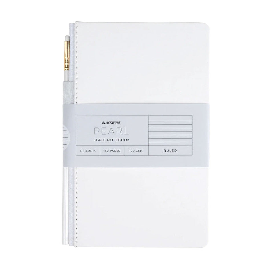 Black Notepad Set Blackwing Slate Notebook and Pencil Set White A5