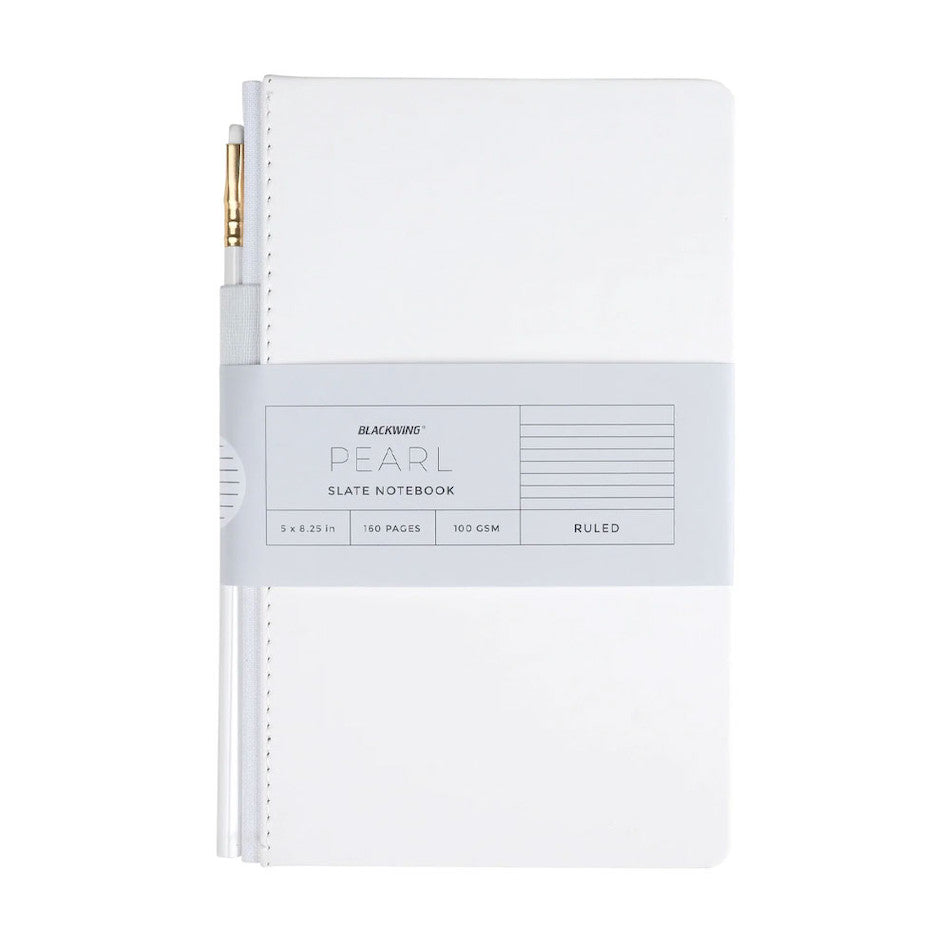Blackwing Slate Notebook and Pencil Set White A5 by Blackwing at Cult Pens