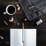 Blackwing Slate Notebook and Pencil Set White A5 by Blackwing at Cult Pens