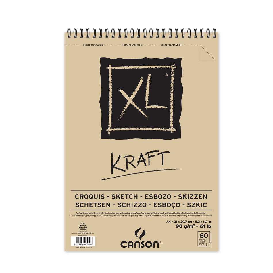 Kraft Spiral Pad A4