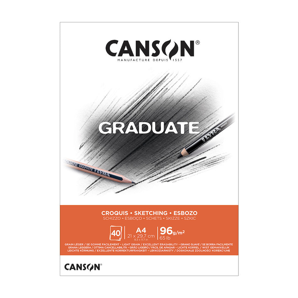 Canson Graduate Sketch Pad A4 by Canson at Cult Pens
