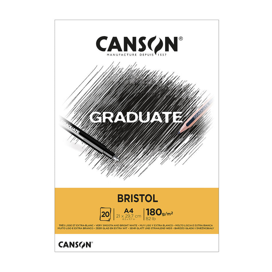 Canson Graduate Bristol Pad A4 by Canson at Cult Pens