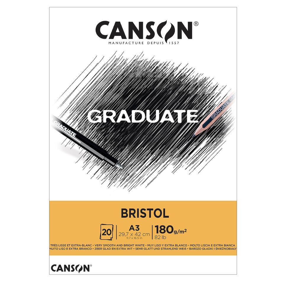 Graduate Bristol Pad A3