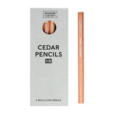 Makers Cabinet Ferrule Pencil Holder Refill Set of 6 by Makers Cabinet at Cult Pens