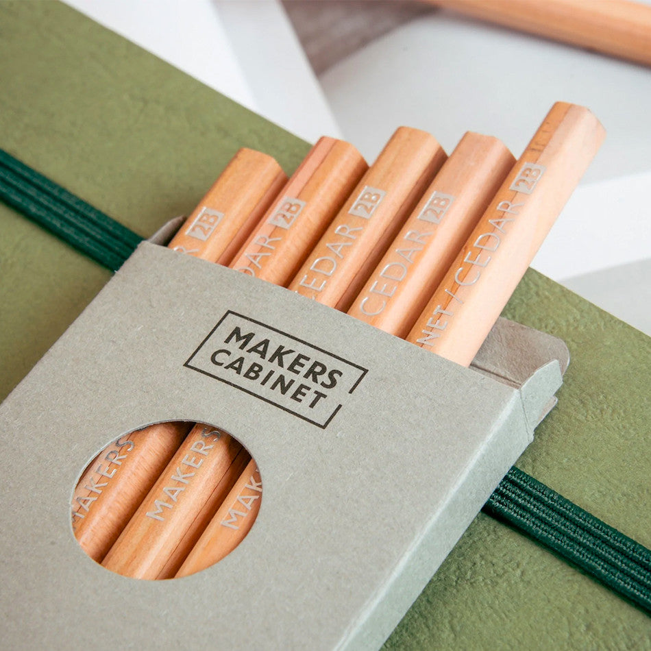 Makers Cabinet Ferrule Pencil Holder Refill Set of 6 by Makers Cabinet at Cult Pens