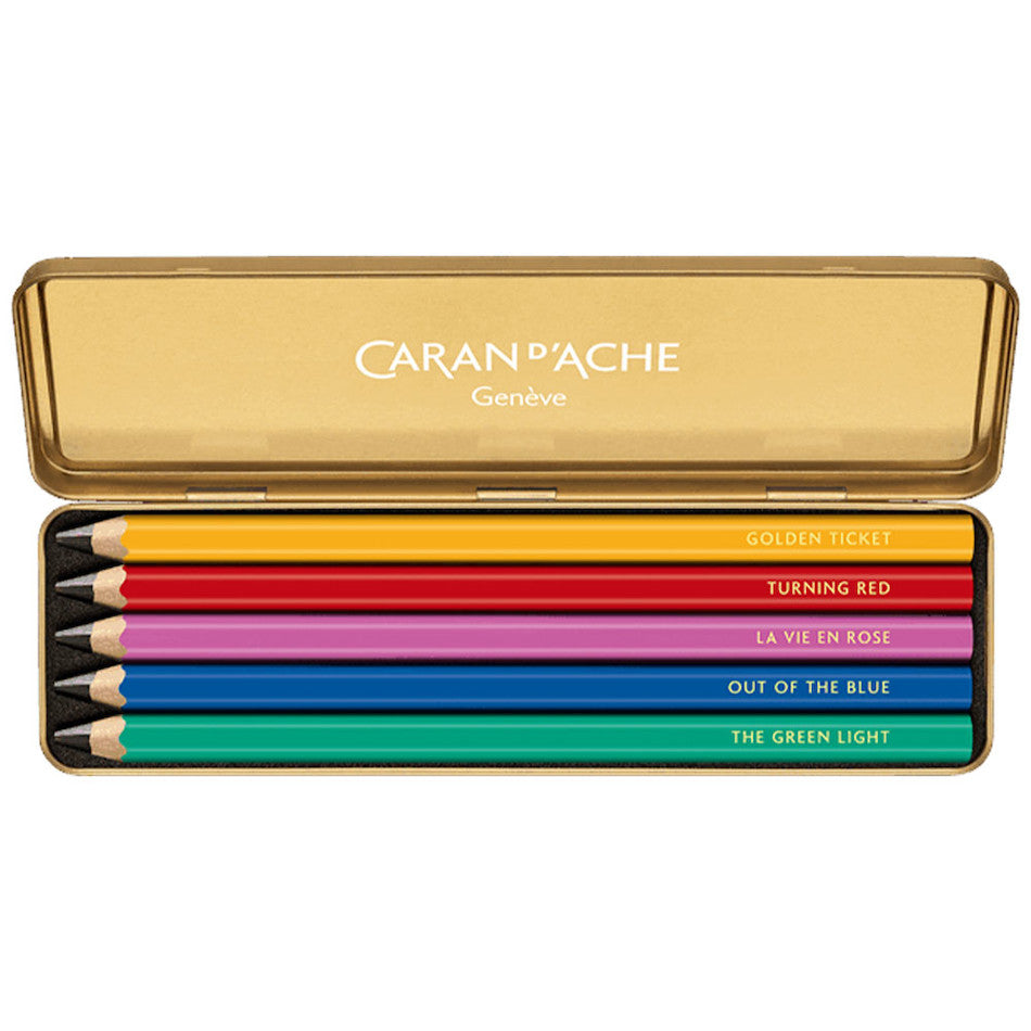 Caran d'Ache Maxi Graphite Pencil Set of 5 by Caran d'Ache at Cult Pens
