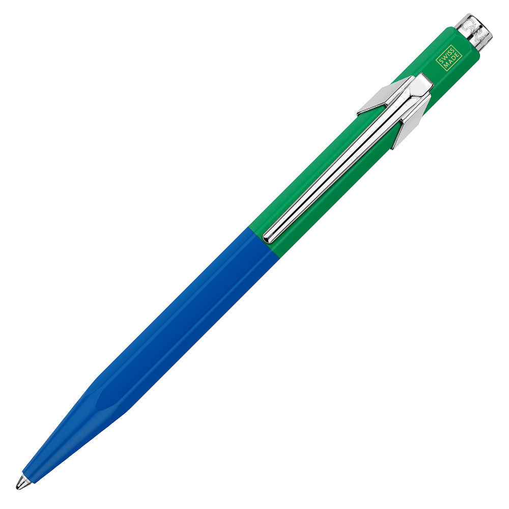 Caran d'Ache 849 Ballpoint Pen Paul Smith Limited Edition Cobalt / Emerald by Caran d'Ache at Cult Pens