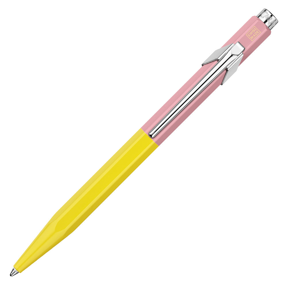 Caran d'Ache 849 Ballpoint Pen Paul Smith Limited Edition Chartreuse / Rose by Caran d'Ache at Cult Pens