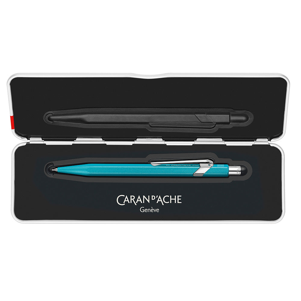 Caran d'Ache 844 Colormat-X Mechanical Pencil in Slimpack Turquoise by Caran d'Ache at Cult Pens