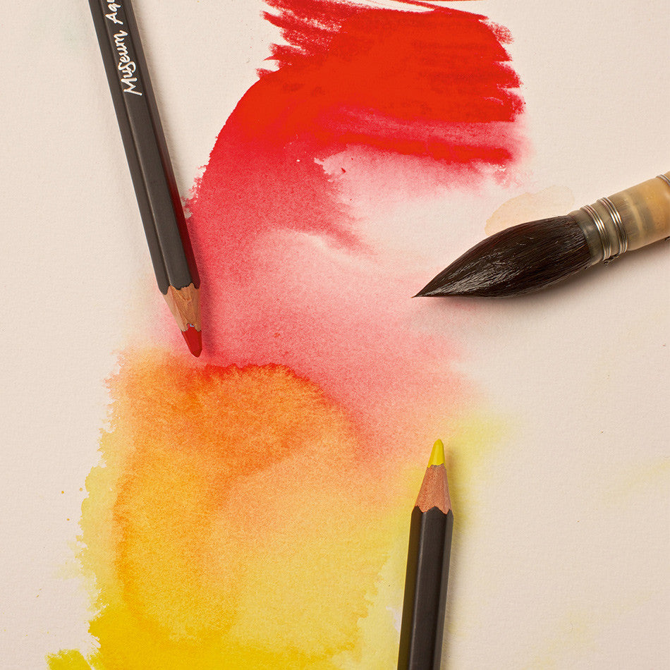 Caran d'Ache Museum Aquarell Watercolour Pencil Wooden Box of 76 Assorted + 3 Technalo + 1 Grafwood by Caran d'Ache at Cult Pens