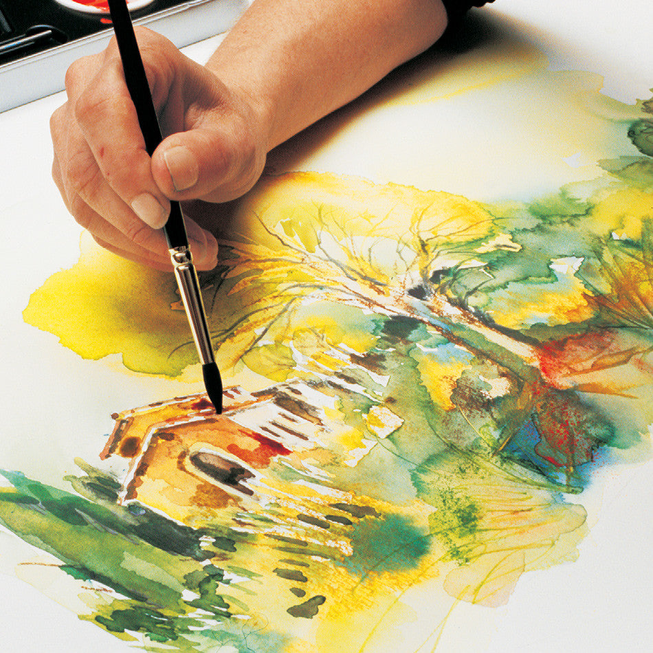 Caran d'Ache Museum Aquarell Watercolour Pencil Wooden Box of 76 Assorted + 3 Technalo + 1 Grafwood by Caran d'Ache at Cult Pens