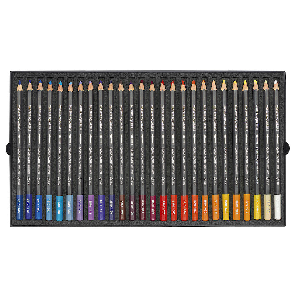 Caran d'Ache Museum Aquarell Watercolour Pencil Box of 76 + 2 Technalo by Caran d'Ache at Cult Pens