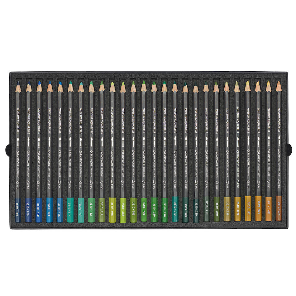 Caran d'Ache Museum Aquarell Watercolour Pencil Box of 76 + 2 Technalo by Caran d'Ache at Cult Pens