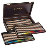 Caran d'Ache Pastel Pencil Wooden Box of 84 by Caran d'Ache at Cult Pens