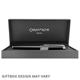 Caran d'Ache Leman Slim Ebony Ballpoint Pen by Caran d'Ache at Cult Pens