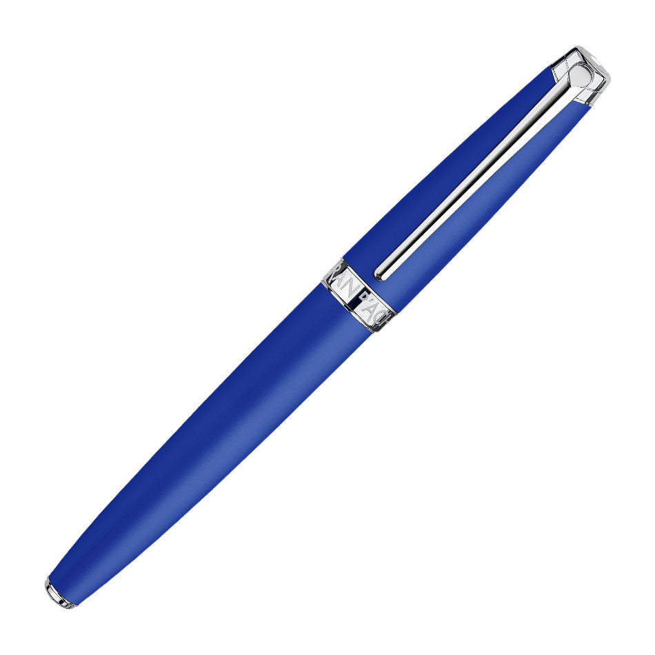 Caran d'Ache Leman Fountain Pen and Ink Set Klein Blue Limited Edition by Caran d'Ache at Cult Pens