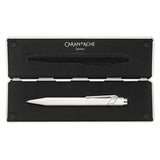 Caran d'Ache 849 Rollerball Pen with Slimpack White by Caran d'Ache at Cult Pens