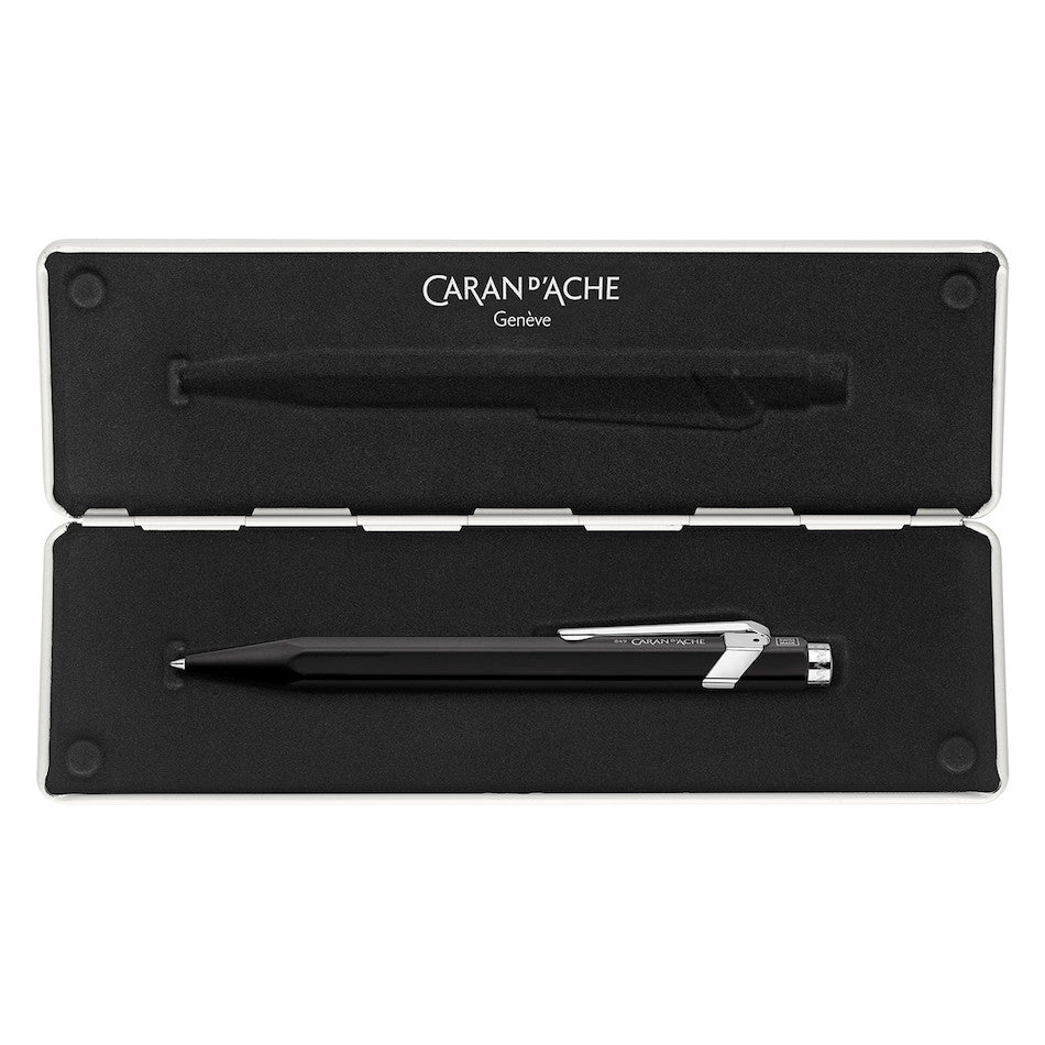 Caran d'Ache 849 Rollerball Pen with Slimpack Black by Caran d'Ache at Cult Pens