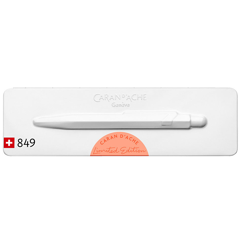 Caran d'Ache 849 Ballpoint Pen Claim Your Style Tangerine Limited Edition by Caran d'Ache at Cult Pens