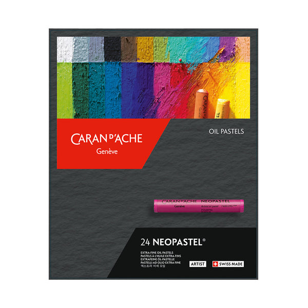 Caran d'Ache Neopastel Oil Pastel Box of 24