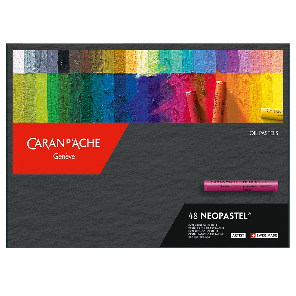 Caran d'Ache Neopastel Oil Pastel Box of 48 by Caran d'Ache at Cult Pens