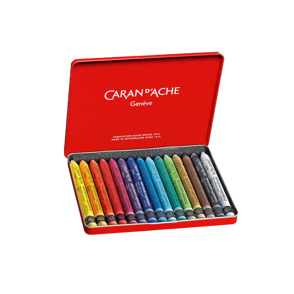 Caran d'Ache Neocolor II Water Soluble Wax Pastels Box of 15 by Caran d'Ache at Cult Pens