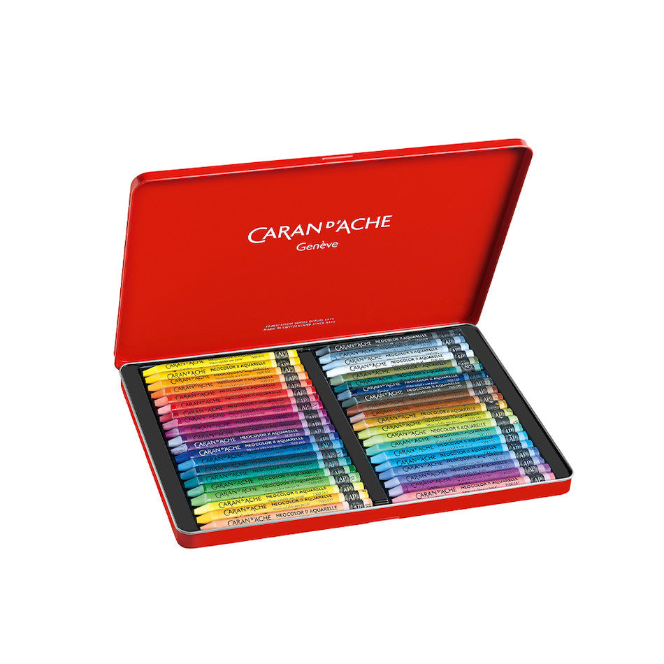 Caran d'Ache Neocolor II Water Soluble Wax Pastels Box of 40 by Caran d'Ache at Cult Pens