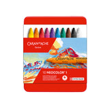 Caran d'Ache Neocolor I Water Resistant Wax Pastels Box of 10 by Caran d'Ache at Cult Pens