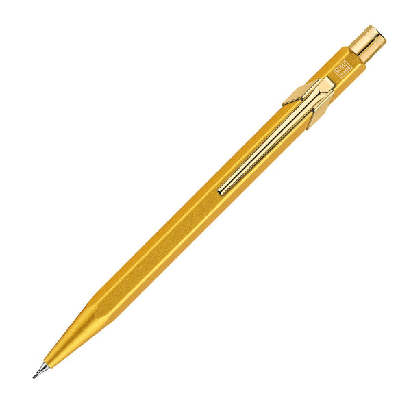 CARAN d'ACHE ゴールド 万年筆 専用ポーチ付き Caran d'Ache 844 Mechanical Pencil Goldbar in Slimpack