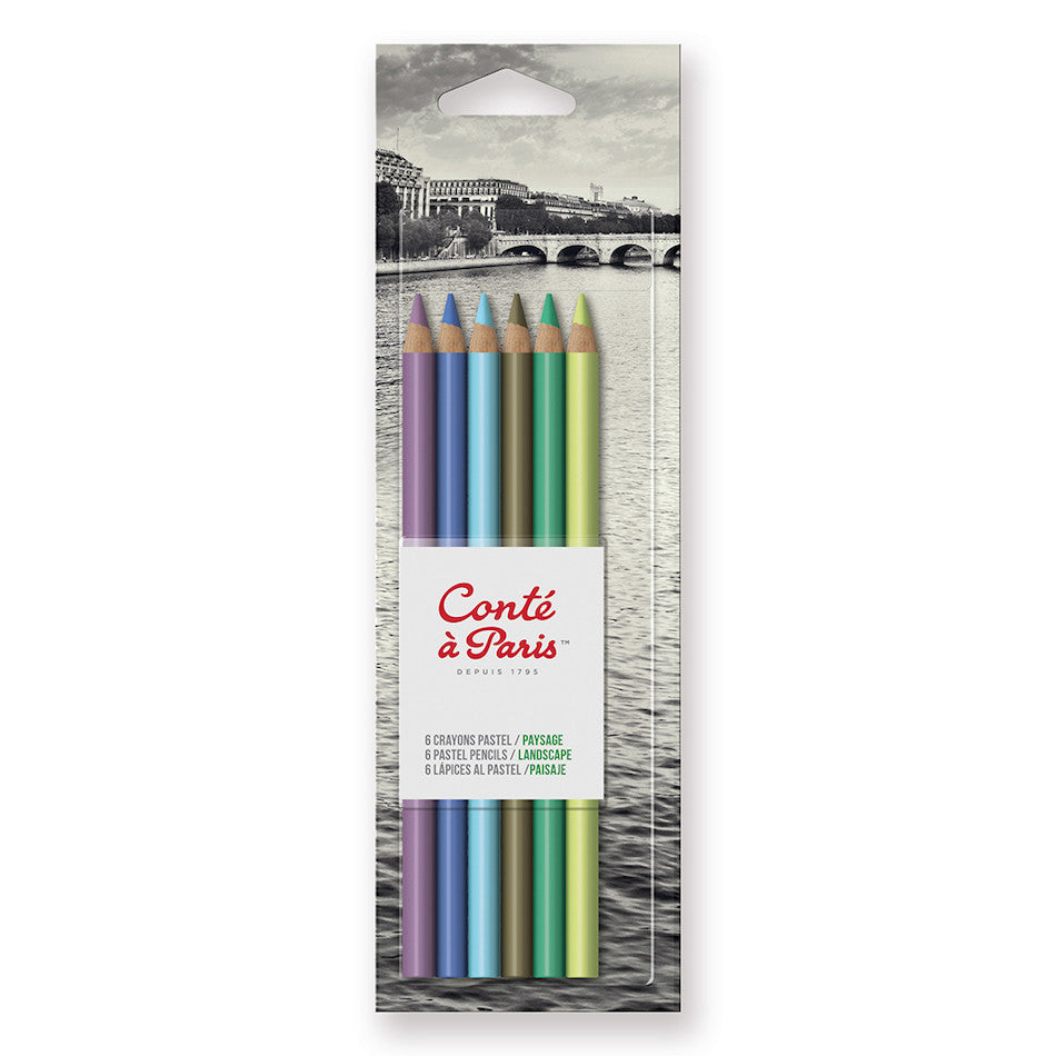 Conté à Paris Pastel Pencil Set of 6 Landscape by Conté à Paris at Cult Pens