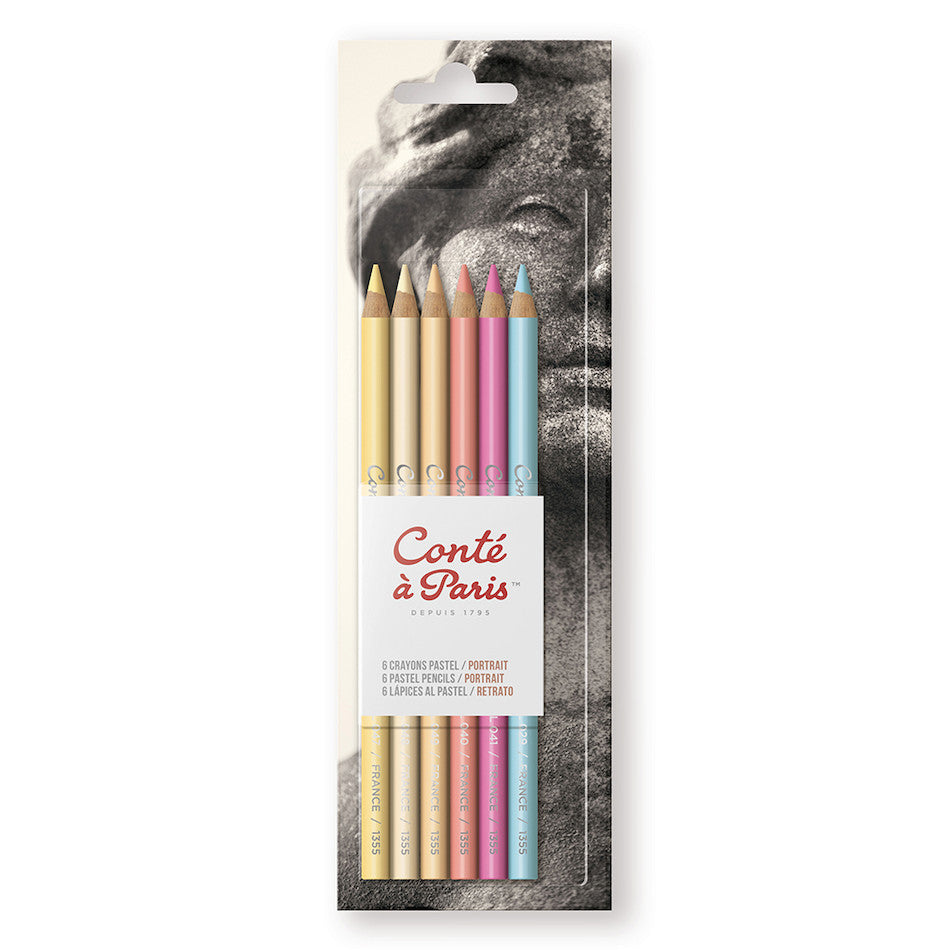 Conté à Paris Pastel Pencil Set of 6 Portrait by Conté à Paris at Cult Pens