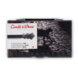 Conté à Paris Carre Sketching Crayons Box of Black HB by Conté à Paris at Cult Pens
