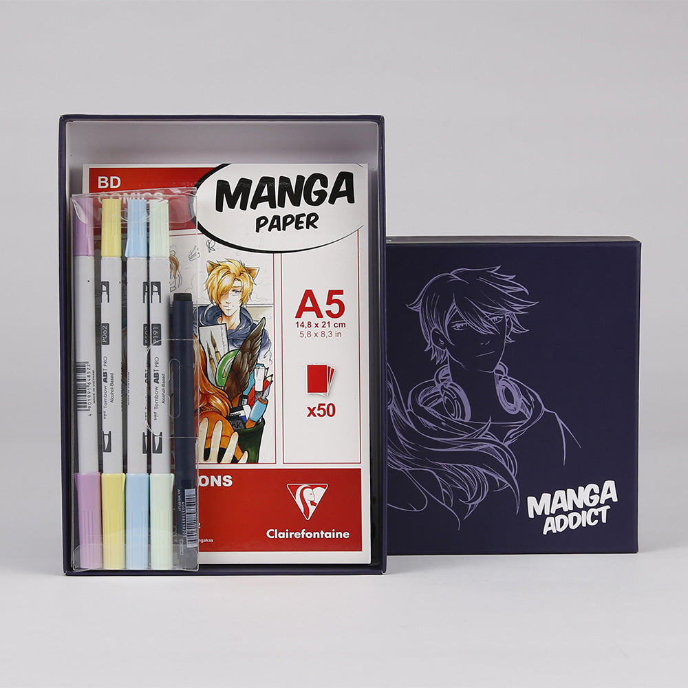 Clairefontaine Manga Addict A5 Set by Clairefontaine at Cult Pens