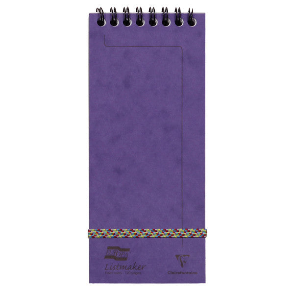 Clairefontaine Europa Listmaker Wirebound Notepad (180x76) by Clairefontaine at Cult Pens