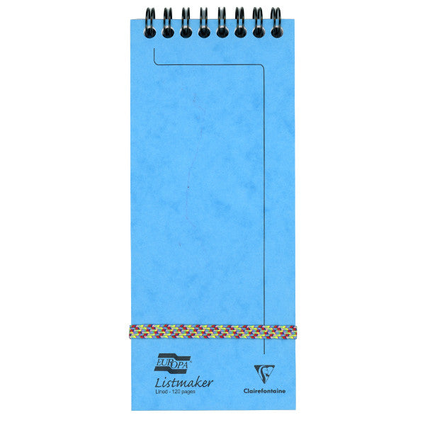 Clairefontaine Europa Listmaker Wirebound Notepad (180x76) by Clairefontaine at Cult Pens
